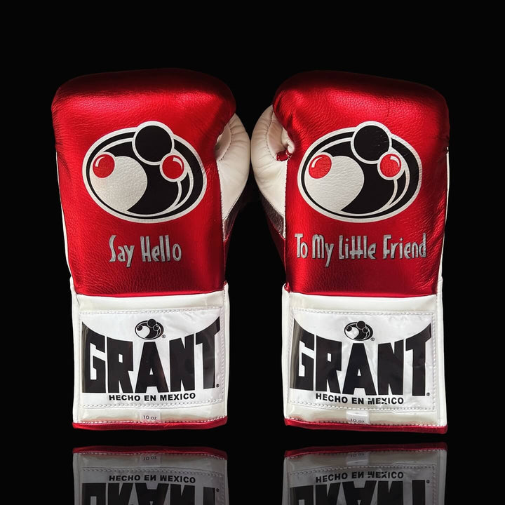 Grant Boxing Gloves Red/White