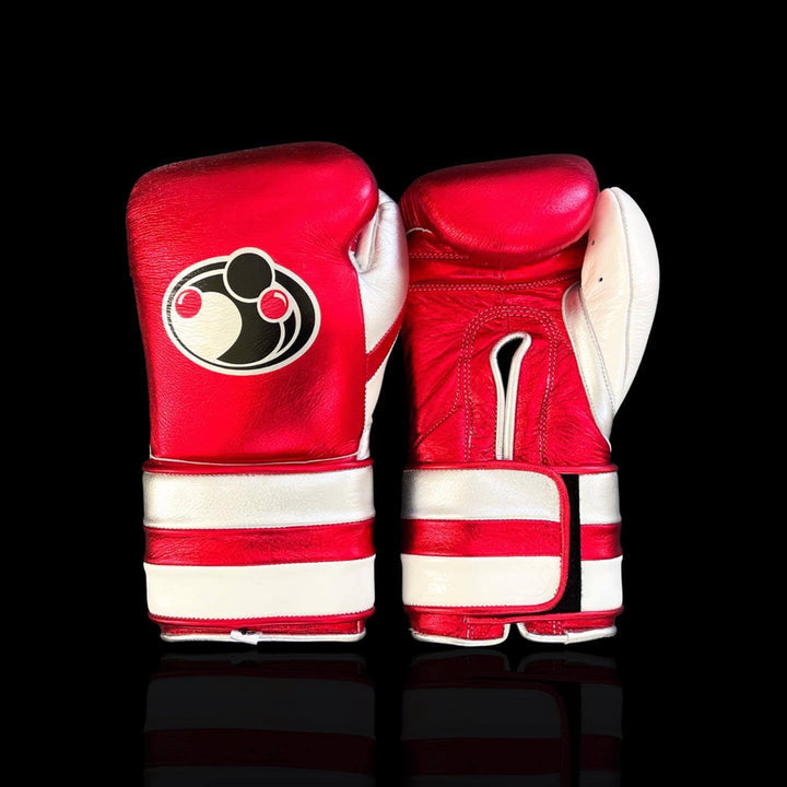 Grant Boxing Gloves Red/Silver/White