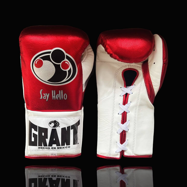 Grant Boxing Gloves Red/White