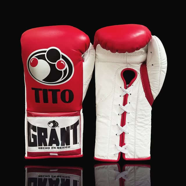 Grant Boxing Gloves Red/White