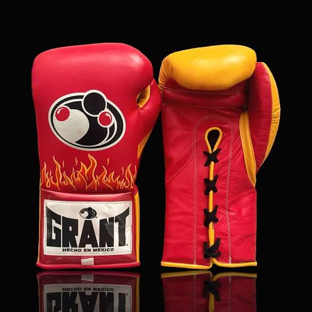 Grant Boxing Gloves Red/Yellow
