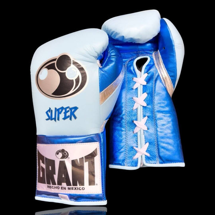 Grant Boxing Gloves Sky-Blue/Blue/Silver
