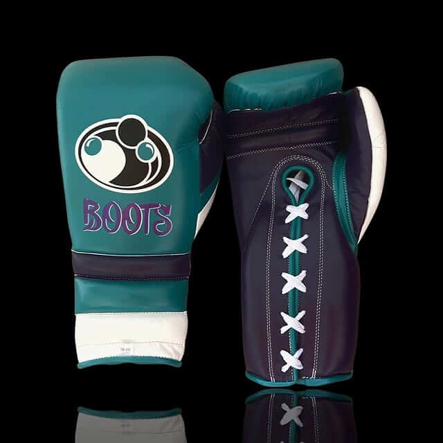 Grant Boxing Gloves Teal/Purple/White