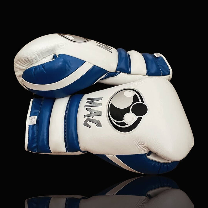 Grant Boxing Gloves White/Blue