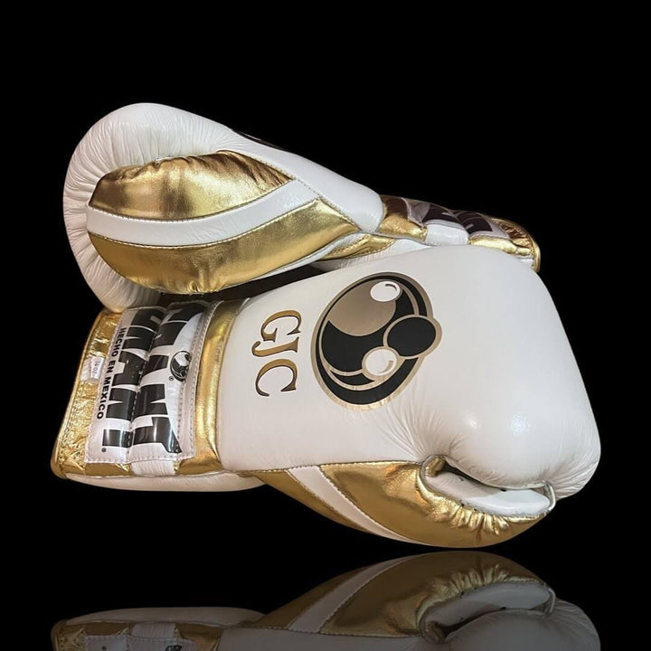 Grant Boxing Gloves White/Gold
