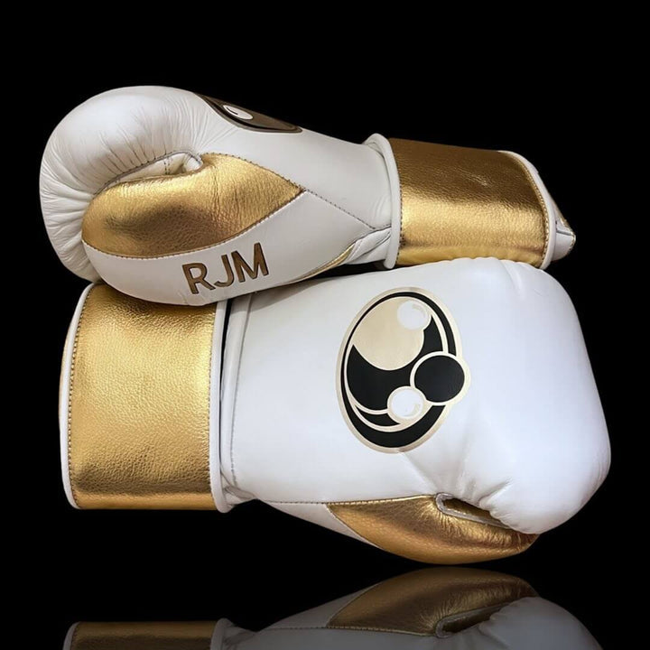 Grant Boxing Gloves White/Gold