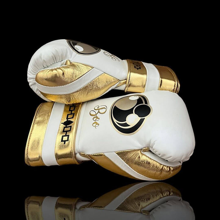Grant Boxing Gloves White/Gold