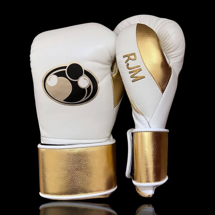 Grant Boxing Gloves White/Gold