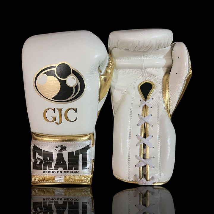 Grant Boxing Gloves White/Gold