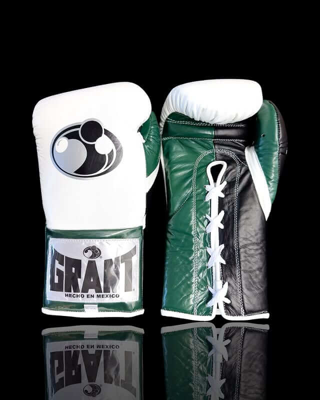 Grant Boxing Gloves White/Green/Black