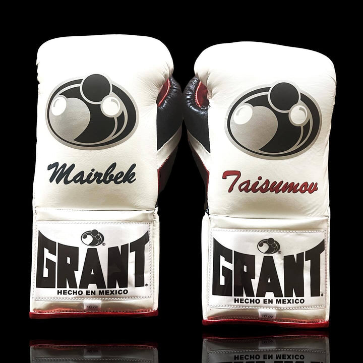 Grant Boxing Gloves White/Red/Blue