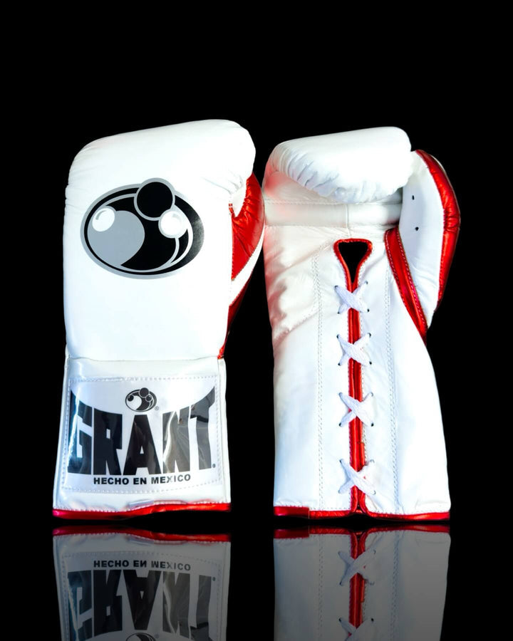 Grant Boxing Gloves White/Red