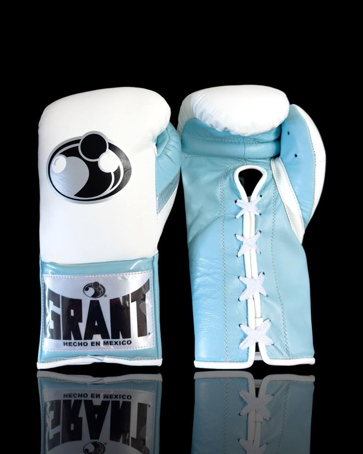 Grant Boxing Gloves White/Blue