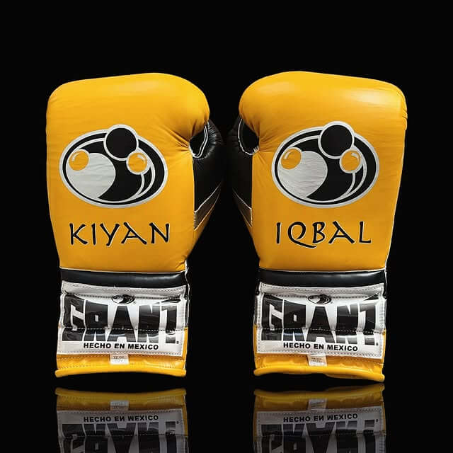 Grant Boxing Gloves Yellow/Black/Silver