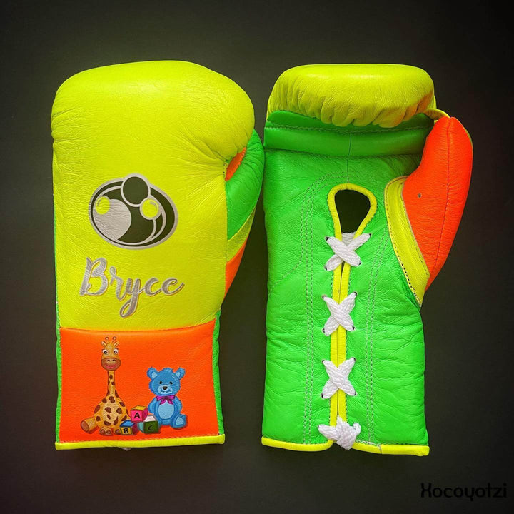Grant Boxing Gloves Yellow/Green/Orange