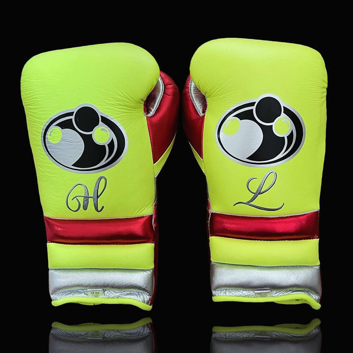 Grant Boxing Gloves Yellow/Red/Silver