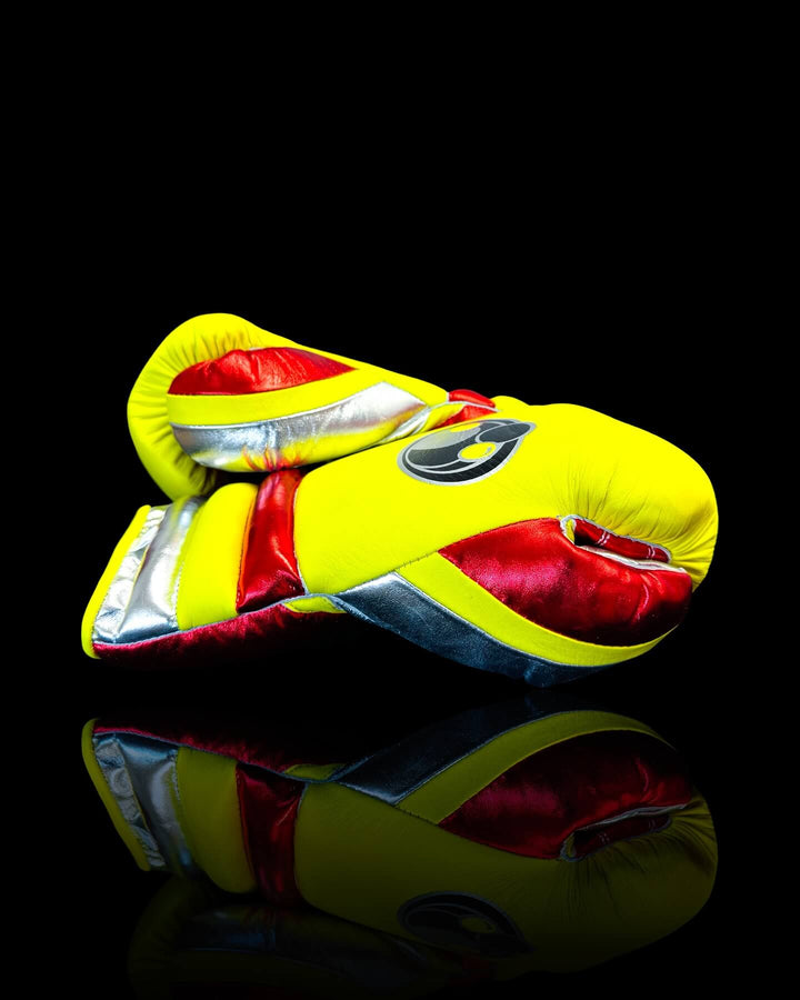 Grant Boxing Gloves Yellow/Red/Silver
