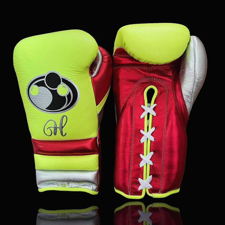 Grant Boxing Gloves Yellow/Red/Silver