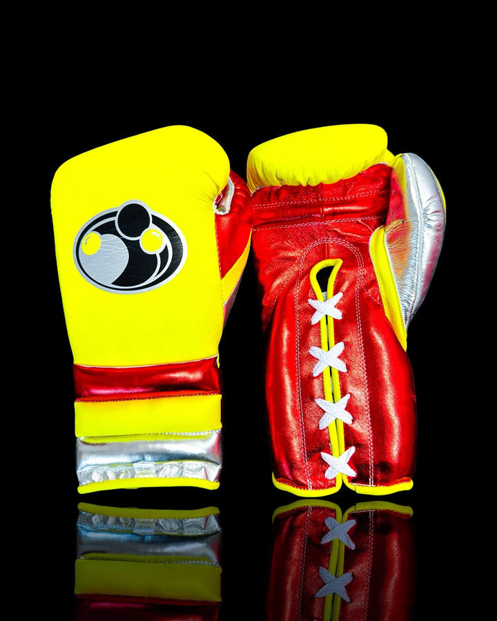 Grant Boxing Gloves Yellow/Red/Silver