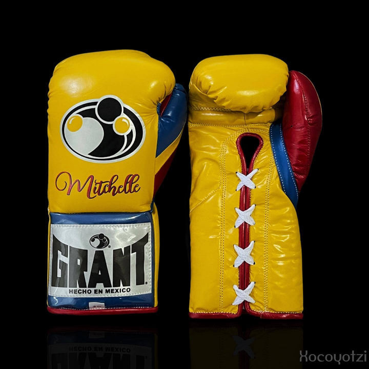 Grant Boxing Gloves Yellow/Red/Blue