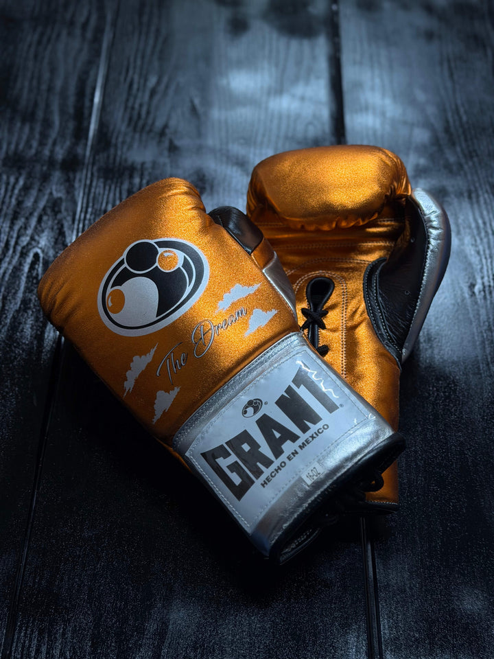 Grant Boxing Gloves Orange/Grey/Silver