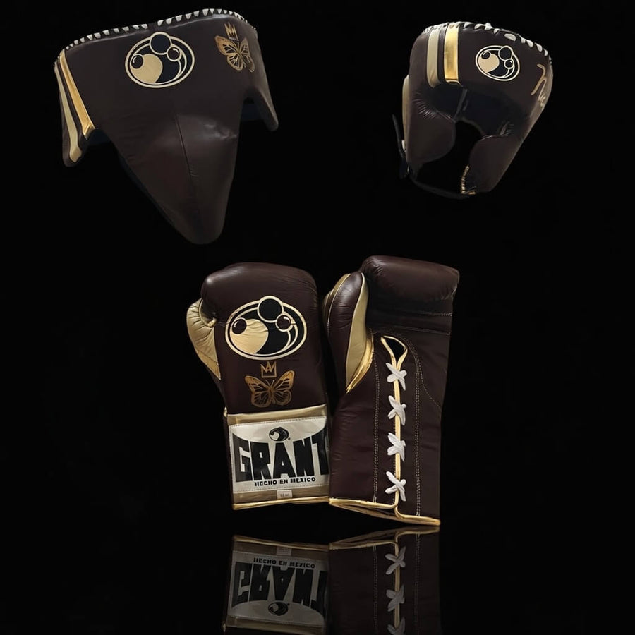 Grant Boxing Set Brown/Beige/Gold