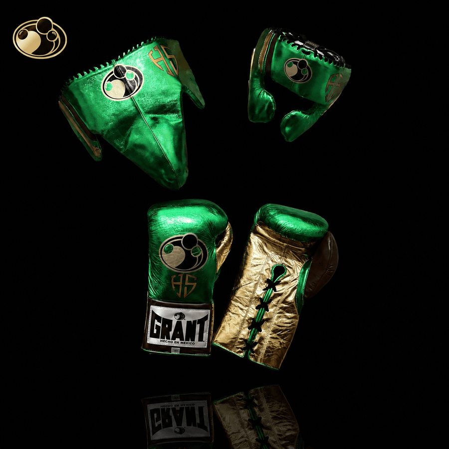 Grant Boxing Set Green/Gold/Brown