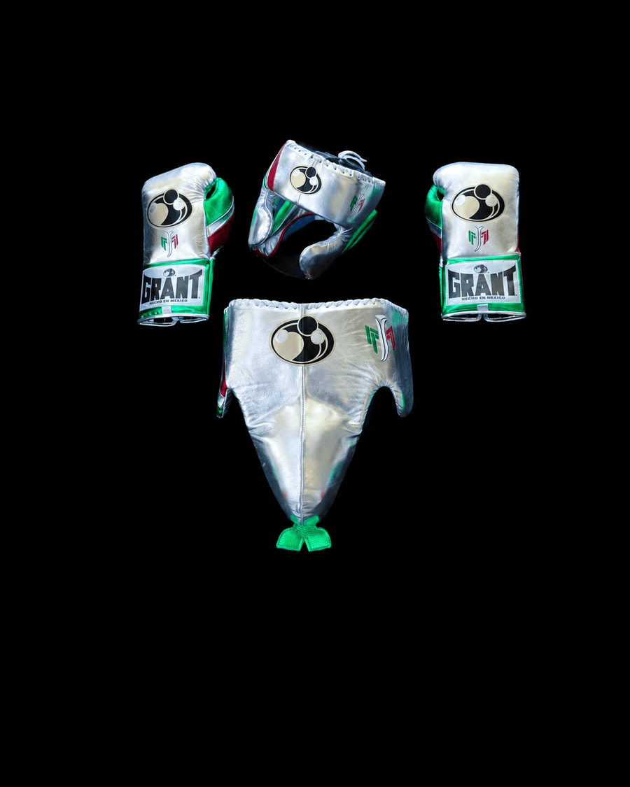Grant Boxing Set Silver/Red/Green