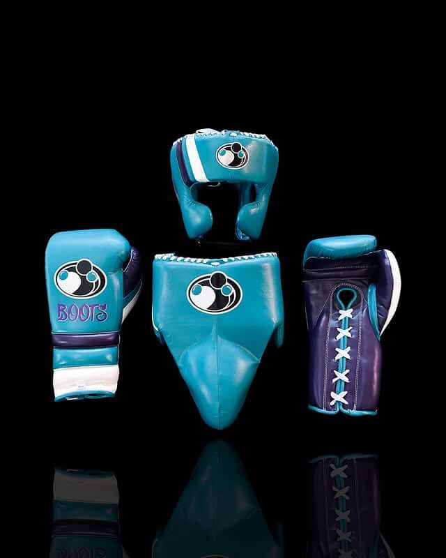 Grant Boxing Set Teal/Purple/White