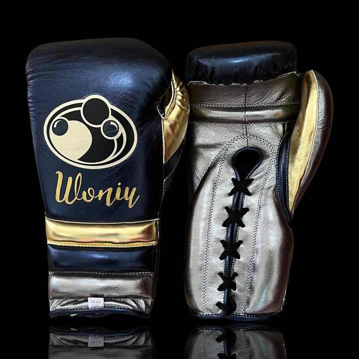 Grant Boxing Gloves Black/Grey/Gold