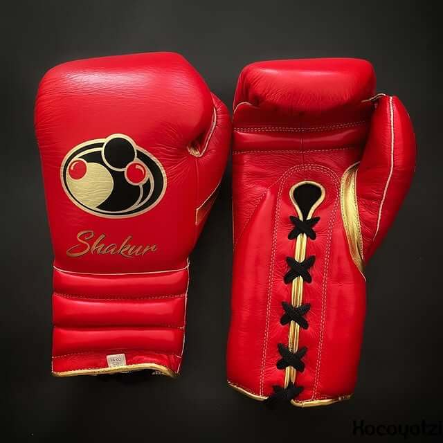 Grant Boxing Gloves Red/Gold