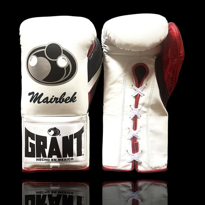 Grant Boxing Gloves White/Red/Blue