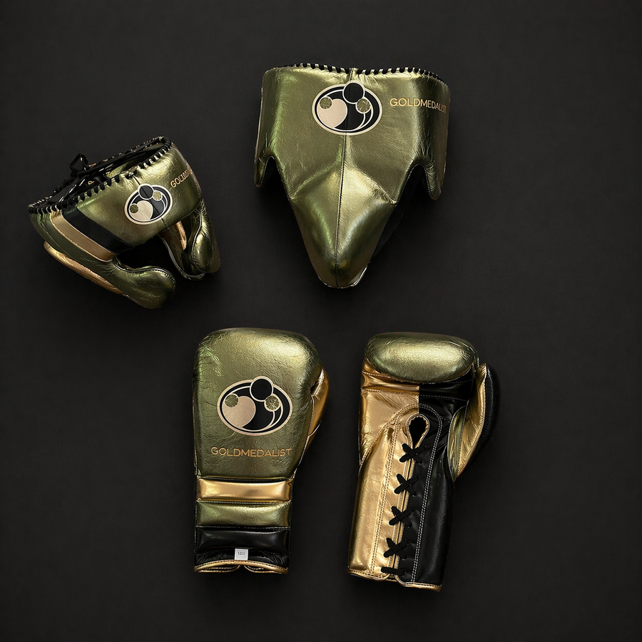 Grant Boxing Set Green/Black/Gold